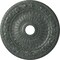 Ekena Millwork Bellona Medallion (Canopies up to 3 5/8"), 23 5/8"OD x 3 5/8"ID x 1 1/8"P, Athenian Green Crackle CM23BEAGC - alternate 1
